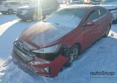 2019 Hyundai Elantra Value Edition z USA, uszkodzony, nr VIN KMHD84LF2KU840984